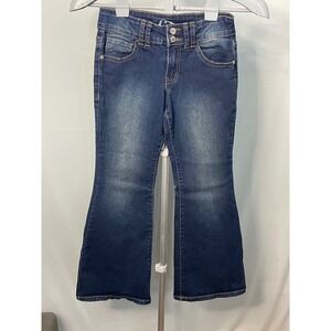 Art Class Girls‎ Dark Wash Denim Flare Jeans Back Pocket Detail Size 12